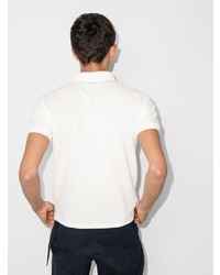 Polo brodé blanc MAISON KITSUNÉ