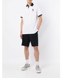 Polo brodé blanc Hackett