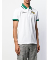 Polo brodé blanc Kenzo