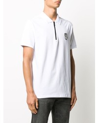 Polo brodé blanc Karl Lagerfeld