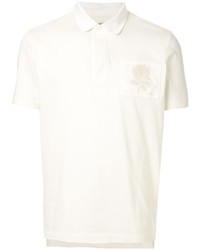 Polo brodé blanc Kent & Curwen