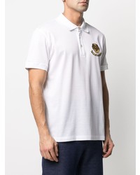 Polo brodé blanc Billionaire