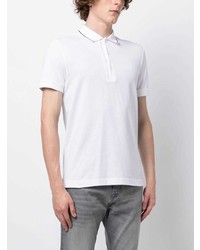 Polo brodé blanc BOSS