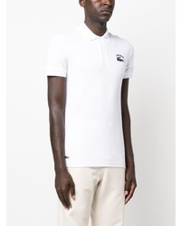 Polo brodé blanc Lacoste