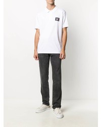 Polo brodé blanc Tommy Hilfiger