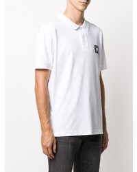 Polo brodé blanc Tommy Hilfiger