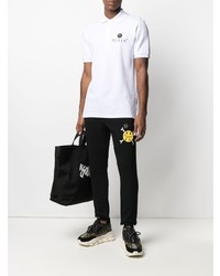 Polo brodé blanc Philipp Plein