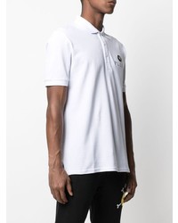 Polo brodé blanc Philipp Plein