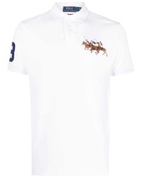 Polo brodé blanc Polo Ralph Lauren