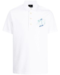 Polo brodé blanc PS Paul Smith