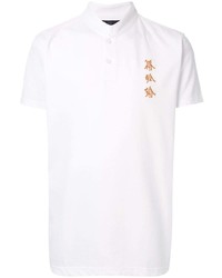 Polo brodé blanc Shanghai Tang