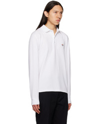 Polo brodé blanc Noah