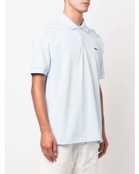 Polo brodé bleu clair Lacoste