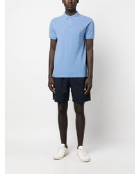 Polo brodé bleu clair Polo Ralph Lauren