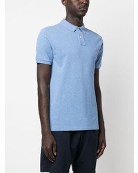 Polo brodé bleu clair Polo Ralph Lauren