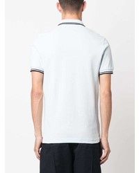 Polo brodé bleu clair Fred Perry