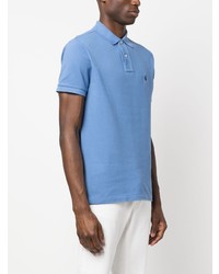 Polo brodé bleu clair Polo Ralph Lauren