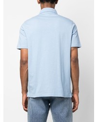 Polo brodé bleu clair PS Paul Smith