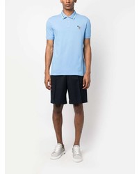 Polo brodé bleu clair PS Paul Smith