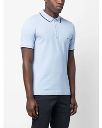 Polo brodé bleu clair Fay