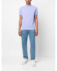 Polo brodé bleu clair Polo Ralph Lauren