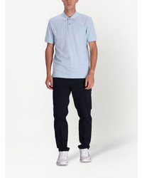 Polo brodé bleu clair BOSS