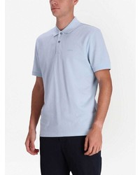 Polo brodé bleu clair BOSS