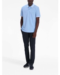 Polo brodé bleu clair BOSS