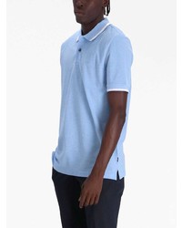 Polo brodé bleu clair BOSS