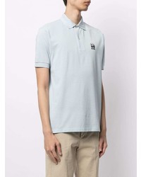 Polo brodé bleu clair Paul Smith