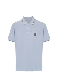 Polo brodé bleu clair OSKLEN