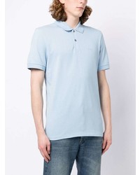 Polo brodé bleu clair BOSS