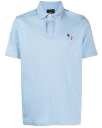 Polo brodé bleu clair PS Paul Smith