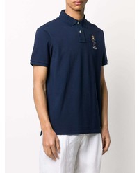 Polo brodé bleu marine Polo Ralph Lauren