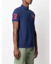 Polo brodé bleu marine Polo Ralph Lauren