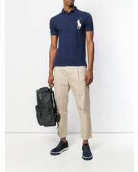 Polo brodé bleu marine Polo Ralph Lauren