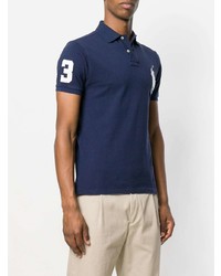 Polo brodé bleu marine Polo Ralph Lauren