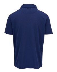 Polo brodé bleu marine Kiton