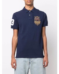 Polo brodé bleu marine Polo Ralph Lauren