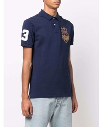 Polo brodé bleu marine Polo Ralph Lauren