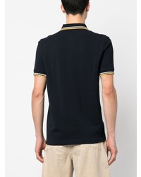 Polo brodé bleu marine Fred Perry