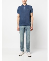 Polo brodé bleu marine Polo Ralph Lauren