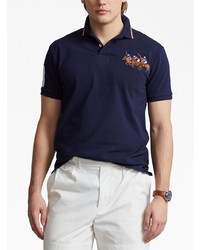 Polo brodé bleu marine Polo Ralph Lauren