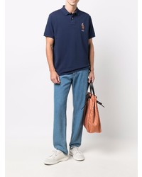 Polo brodé bleu marine Polo Ralph Lauren