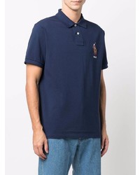 Polo brodé bleu marine Polo Ralph Lauren