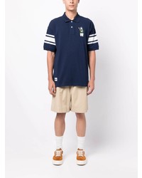 Polo brodé bleu marine Chocoolate