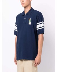 Polo brodé bleu marine Chocoolate