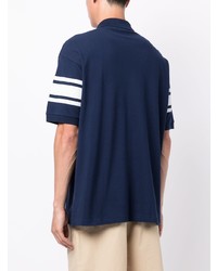 Polo brodé bleu marine Chocoolate