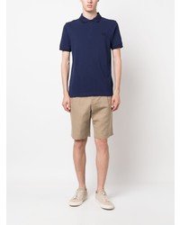 Polo brodé bleu marine Fred Perry