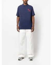 Polo brodé bleu marine Polo Ralph Lauren